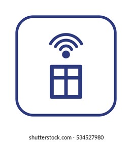 Wi-Fi icon. Flat design.
