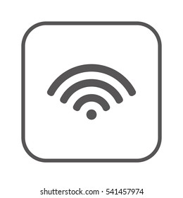 Wi-Fi icon. Flat design.