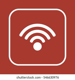 Wi-Fi icon. Flat design.