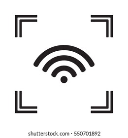 Wi-Fi icon. Flat design.