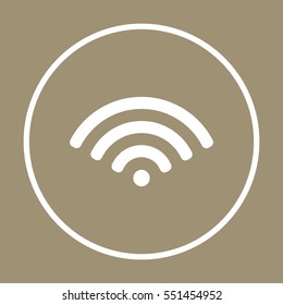 Wi-Fi icon. Flat design.