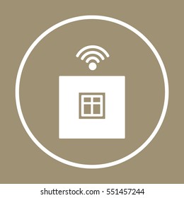 Wi-Fi icon. Flat design.