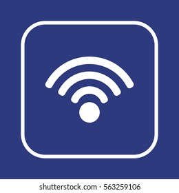 Wi-Fi icon. Flat design.