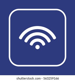 Wi-Fi icon. Flat design.