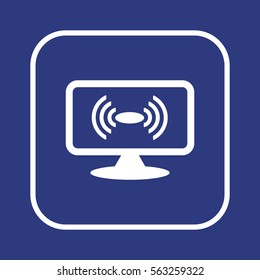 Wi-Fi  icon. Flat design.