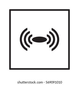 Wi-Fi  icon. Flat design.