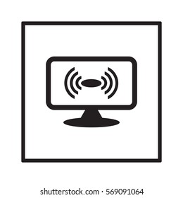 Wi-Fi  icon. Flat design.