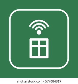 Wi-Fi icon. Flat design.