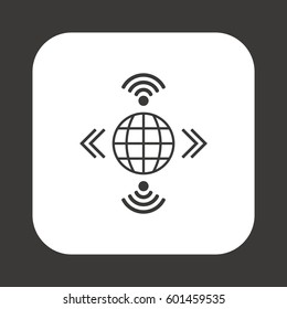 Wi-Fi  Icon. Flat design.