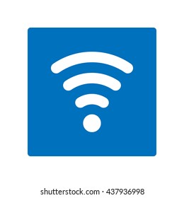 WIFI Icon, flat design style