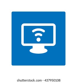 WIFI Icon, flat design style