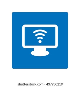 WIFI Icon, flat design style