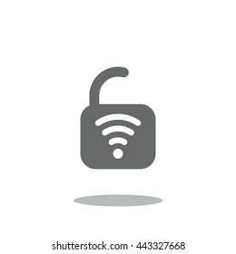 WIFI Icon, flat design style
