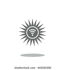 WIFI Icon, flat design style