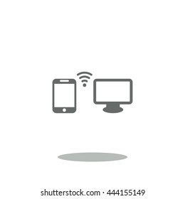 WIFI Icon, flat design style