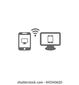 WIFI Icon, flat design style
