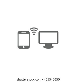 WIFI Icon, flat design style