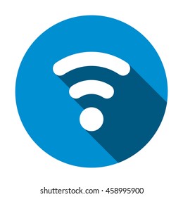 WIFI Icon, flat design style