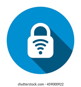 WIFI Icon, flat design style