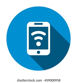WIFI Icon, flat design style