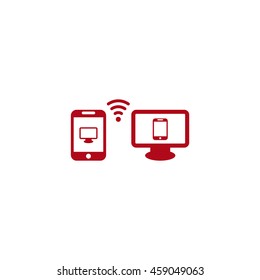 WIFI Icon, flat design style