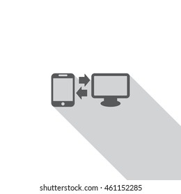 WIFI Icon, flat design style