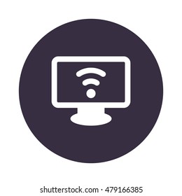 WIFI Icon, flat design style
