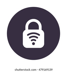 WIFI Icon, flat design style