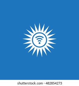 WIFI Icon, flat design style