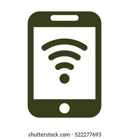 WIFI Icon, flat design style