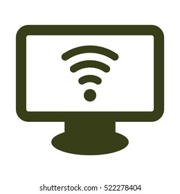 WIFI Icon, flat design style