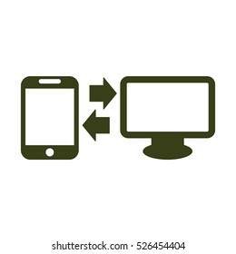 WIFI Icon, flat design style