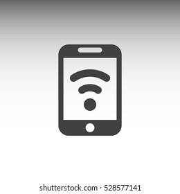 WIFI Icon, flat design style