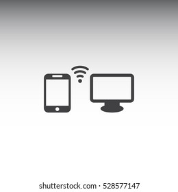 WIFI Icon, flat design style