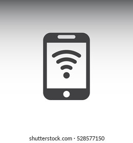 WIFI Icon, flat design style