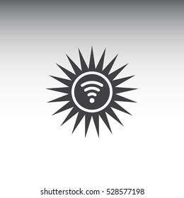 WIFI Icon, flat design style
