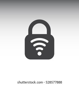 WIFI Icon, flat design style