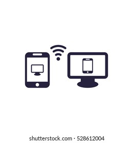 WIFI Icon, flat design style