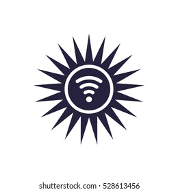 WIFI Icon, flat design style