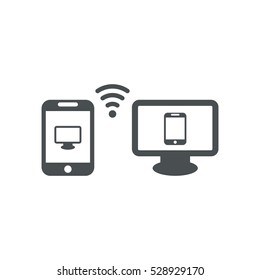 WIFI Icon, flat design style