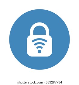 WIFI Icon, flat design style