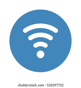 WIFI Icon, flat design style