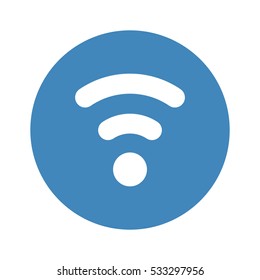 WIFI Icon, flat design style