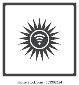 WIFI Icon, flat design style
