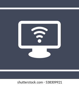 WIFI Icon, flat design style