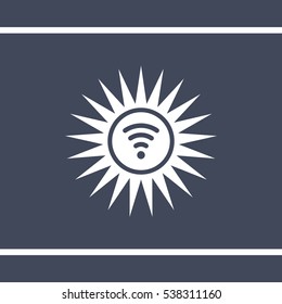 WIFI Icon, flat design style