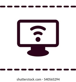 WIFI Icon, flat design style