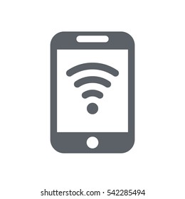 WIFI Icon, flat design style