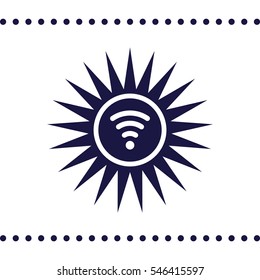 WIFI Icon, flat design style