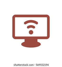 WIFI Icon, flat design style
